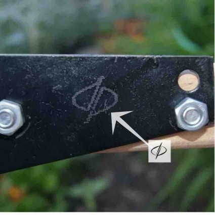 Fokino plokščiapjovė didelė + kotas 