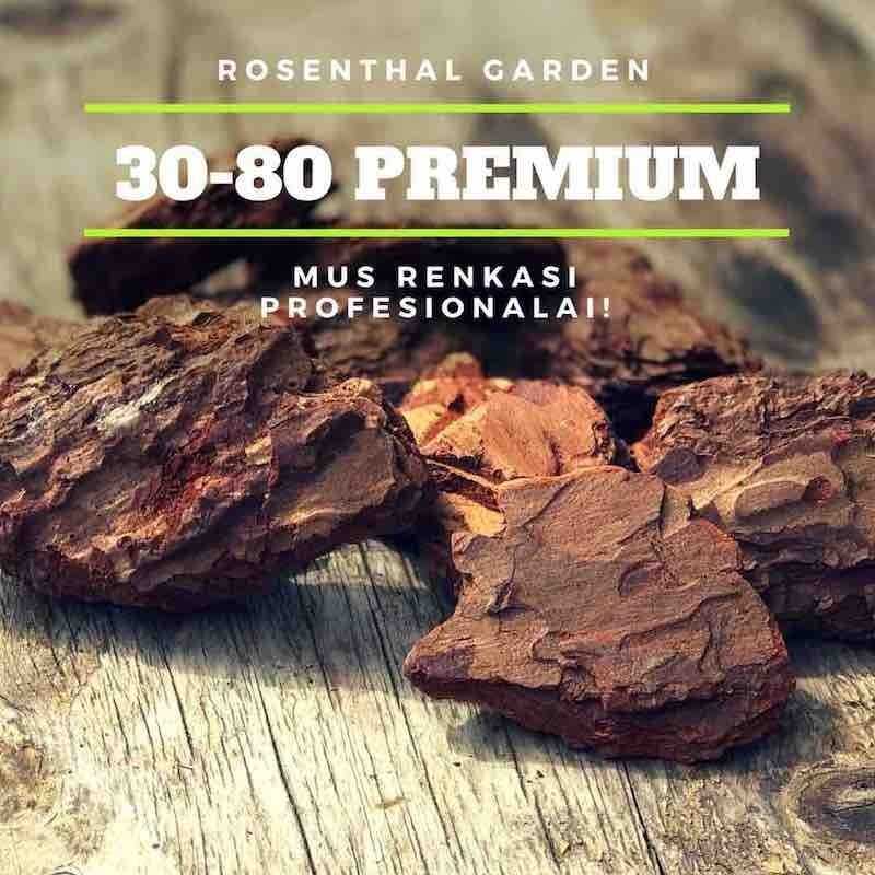 Pušų žievės mulčias "Premium" 30-80 mm, 50l