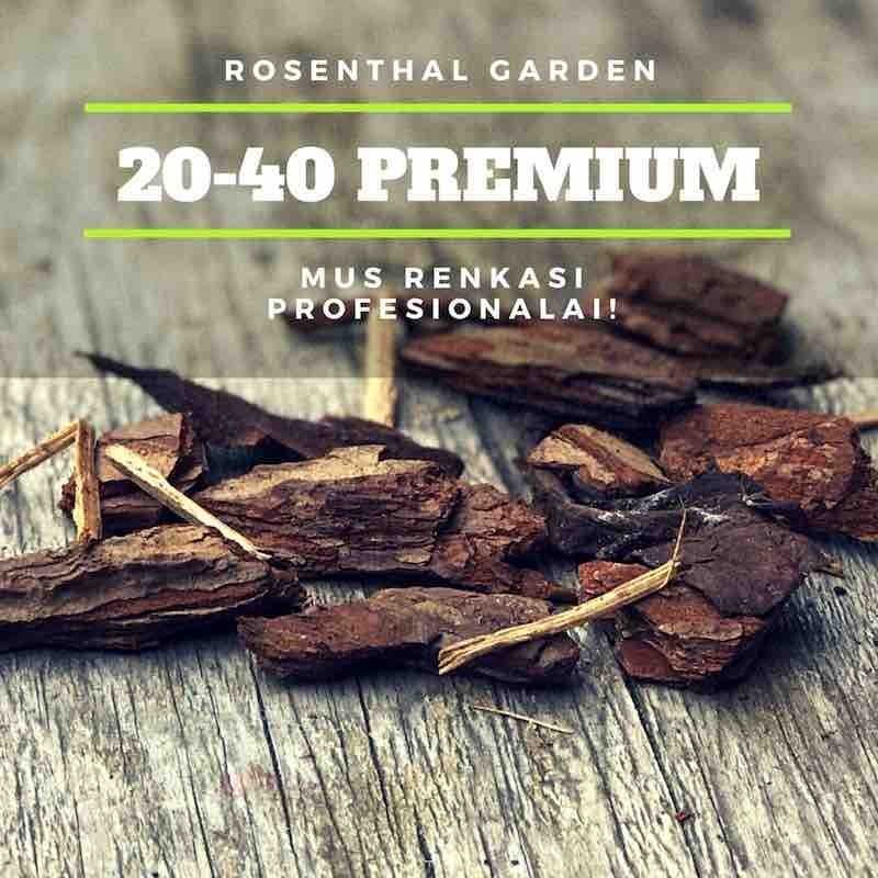 Pušų žievės mulčias "Premium" 20-40 mm, 3000l