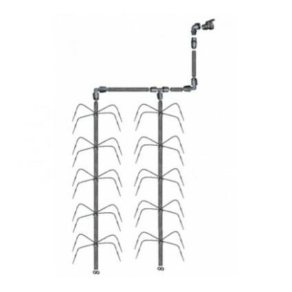Keturkojis - laistymas iš vandentiekio 10 m